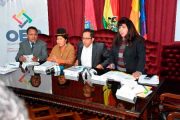 Presentación De La Papeleta De Sufragio Para El Referendo Autonómico De Carta Orgánica Del Municipio De Palos Blancos