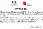 SORTEO DE JURADOS ELECTORALES