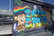 “LA DEMOCRACIA EN BOLIVIA” ES EL MURAL GANADOR DEL CONCURSO POR LOS 40 AÑOS DE DEMOCRACIA EN LA CIUDAD DE LA PAZ
