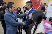 En El Alto se cierra la fase de posesión y acreditación de los nuevos gobiernos estudiantiles del departamento La Paz
